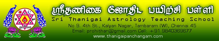 Vedic Astrology Class - ஜோதிட வகுப்புகள் - ஜோதிட பாடம்